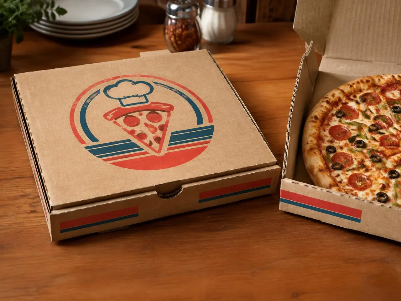 Caixas de pizza personalizadas